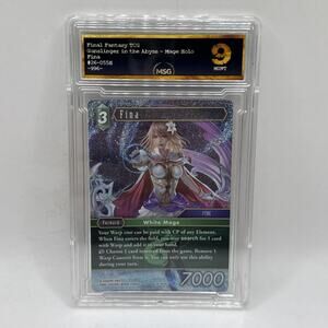 Final Fantasy TCG Gunslinger In The Abyss Fina 26-055H Graded 9 FOIL MINT
